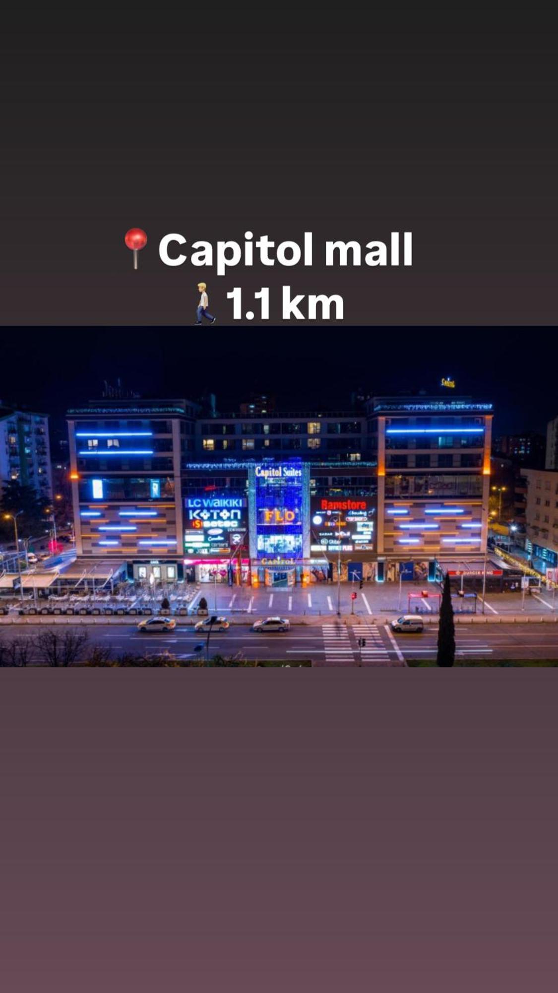 New Modern Rooftop Apartment-Free Private Parking Skopje Esterno foto